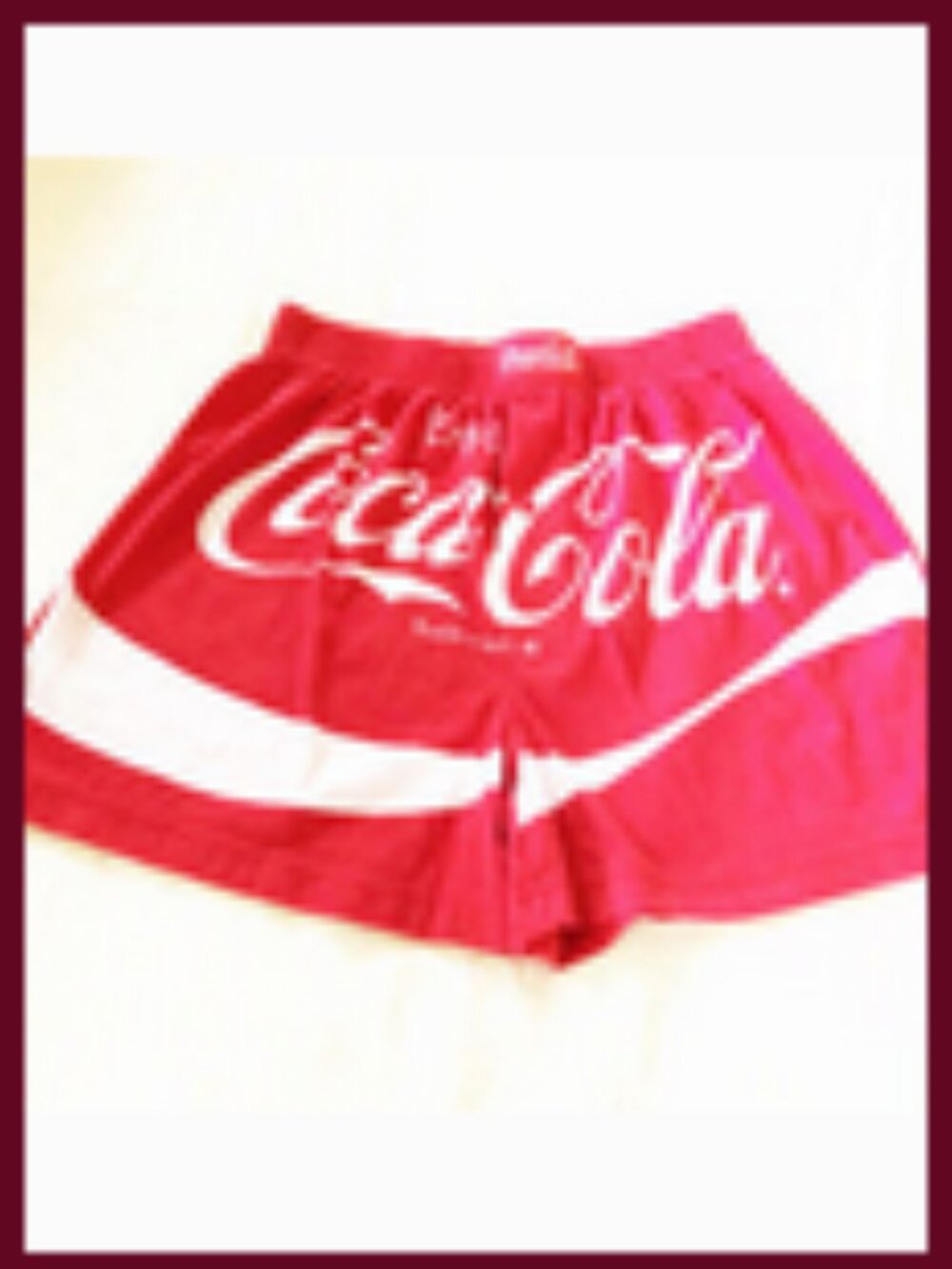 Boxer shorts Coca Cola mens new size S waist (28-30") front fly cotton